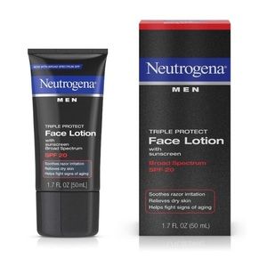Neutrogena Triple Protect Men's Daily Face Lotion with Broad Spectrum SPF 20